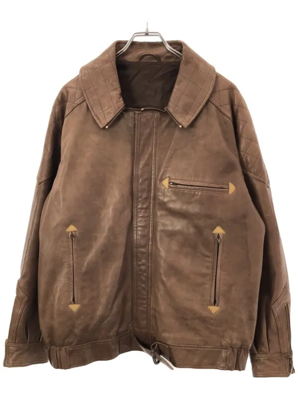 SAINT LAURENT イヴサンローラン ヴィンテージ レザーライダースジャケット