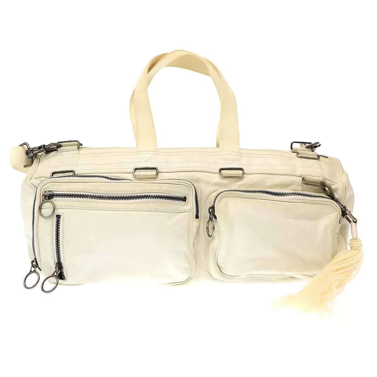 Dior HOMME ディオールオム DeVille 2WAY レザーダッフルショルダーバッグ
