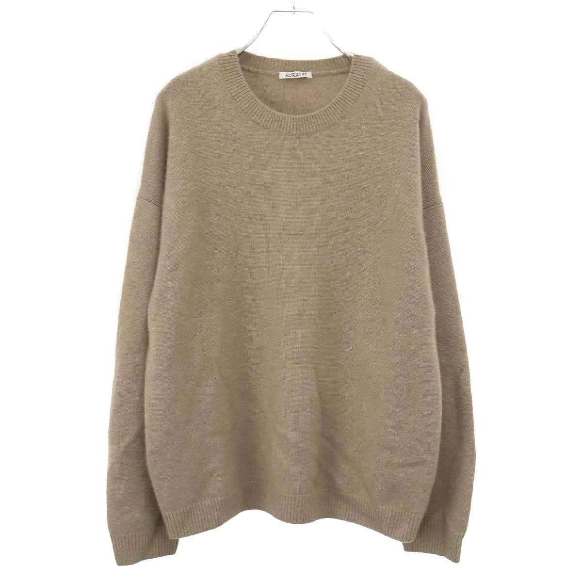 AURALEE オーラリー 22AW BABY CASHMERE KNIT P/O ベイビーカシミヤニットプルオーバー
