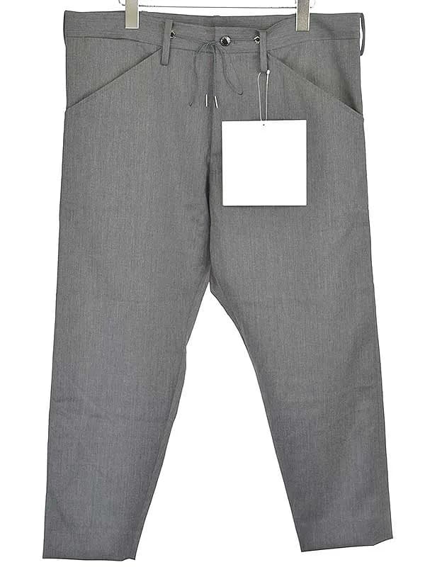 GANRYU フミトガンリュウ 20SS KRUTA PANTS ウールパンツ