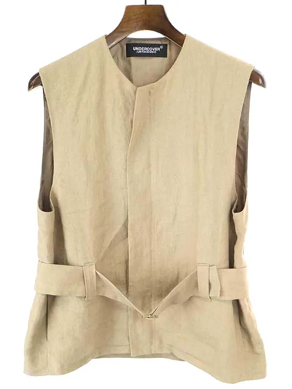 UNDERCOVER アンダーカバー 21SS High Density Bontage Vest リネンボンテージベスト
