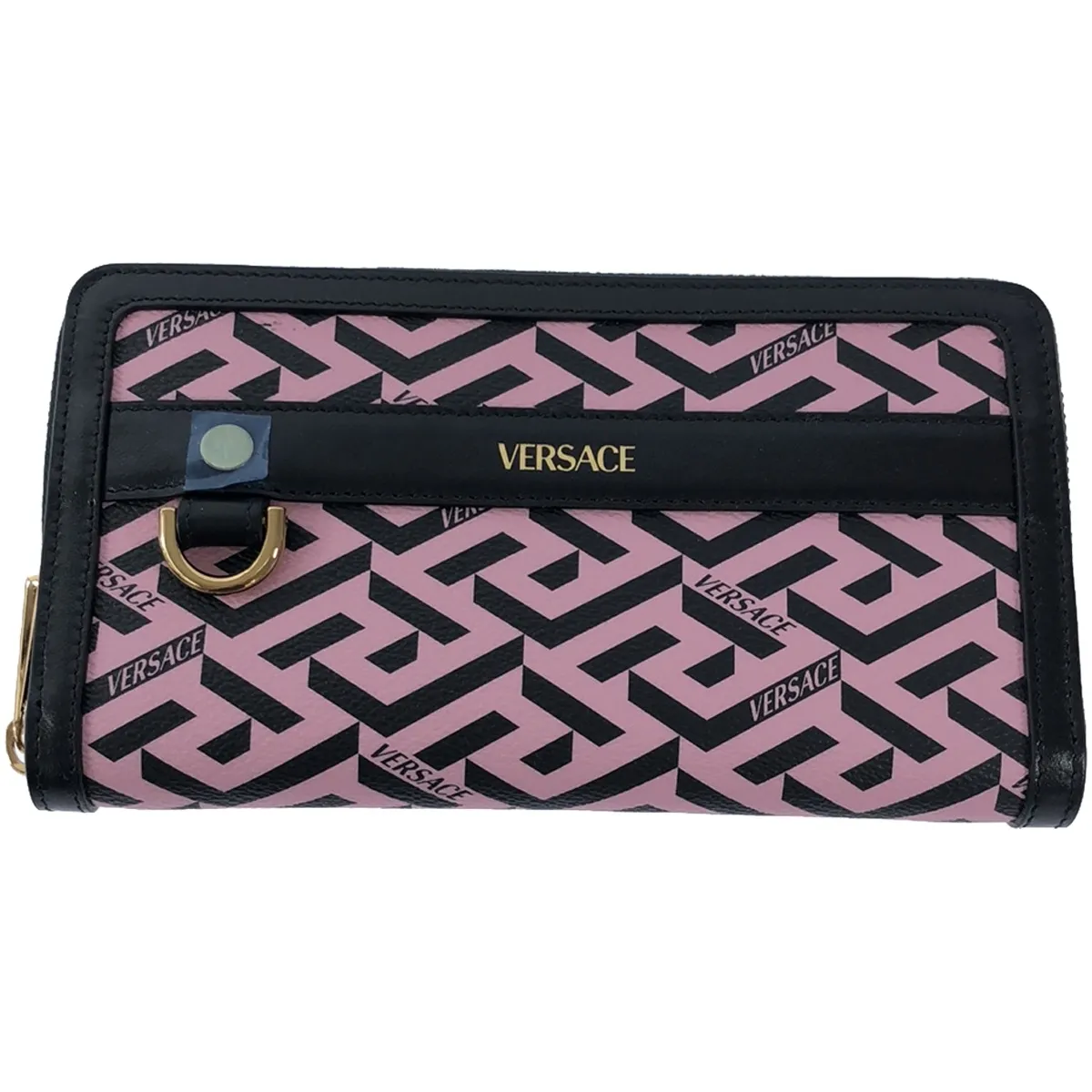 VERSACE ヴェルサーチ ラ グレカ ロングレザーウォレット 長財布