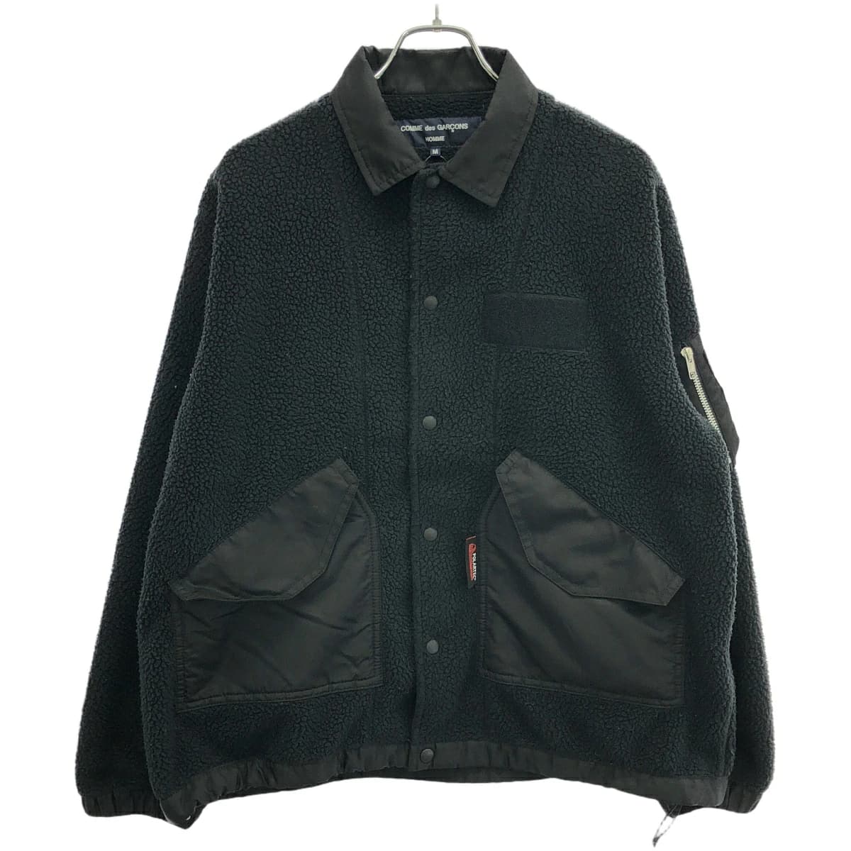 COMME des GARCONS コムデギャルソンオム 21AW エステルボアフリース×エステルタフタジャケット