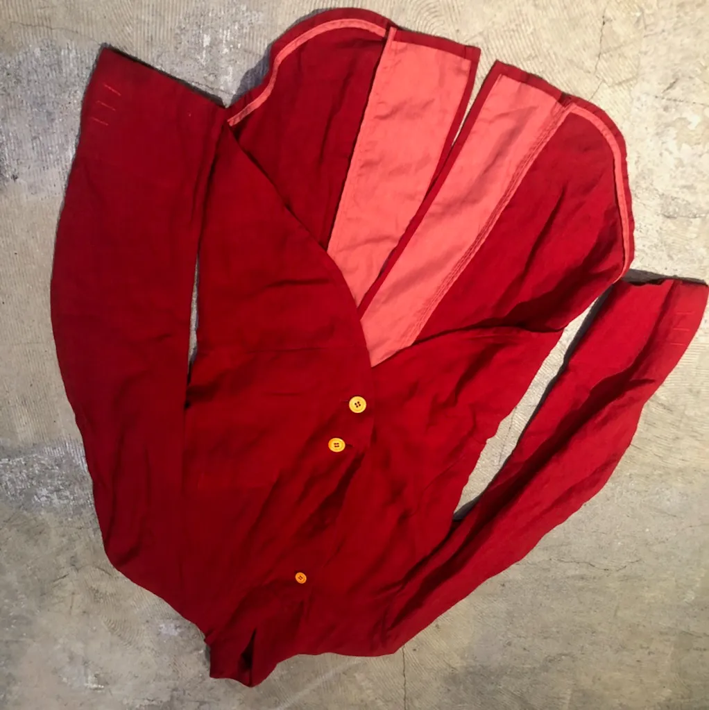 COMME des GARCONS COMME des GARCONS 01SS 製品染めリネンモーニングジャケット