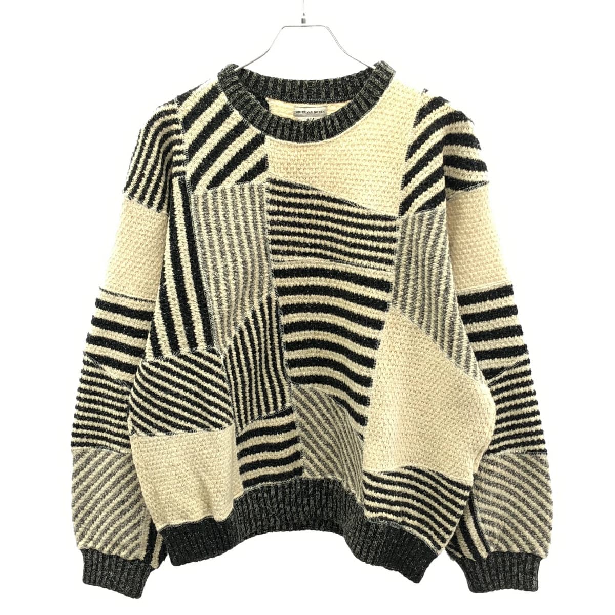 DRIES VAN NOTEN ドリスヴァンノッテン パッチワークニットセーター