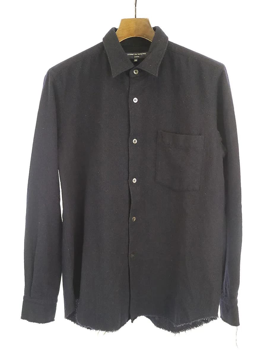 COMME des GARCONS コムデ ギャルソン オム 07AWウール長袖シャツ