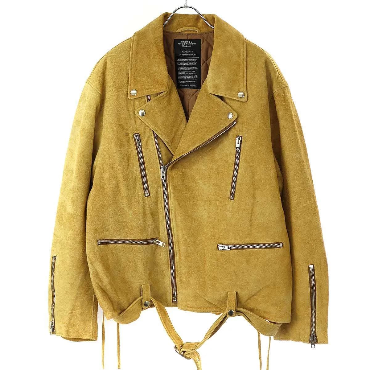 UNUSED アンユーズド 19AW for SO JOHN別注 SUEDE BIG RIDERS JACKET スエードライダースジャケット US1719