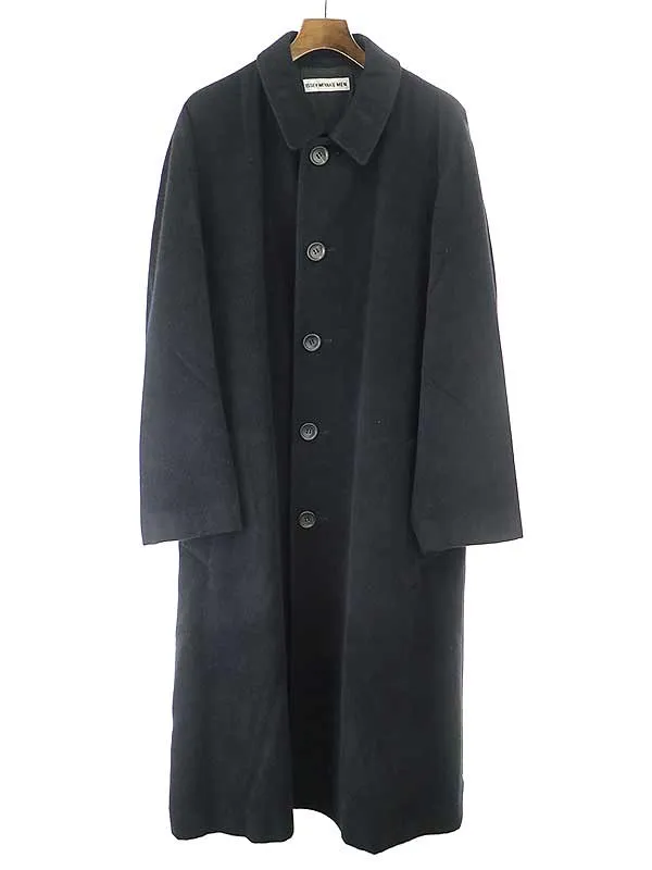 ISSEY MIYAKE イッセイミヤケ メン アンゴラウールロングチェスターコート