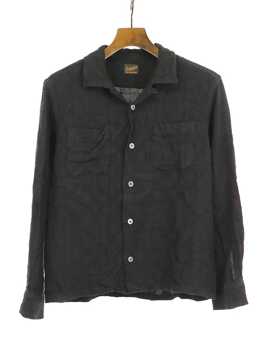 TENDERLOIN テンダーロイン 12SS T-RAYON SHT C LONG オープンカラーシャツ