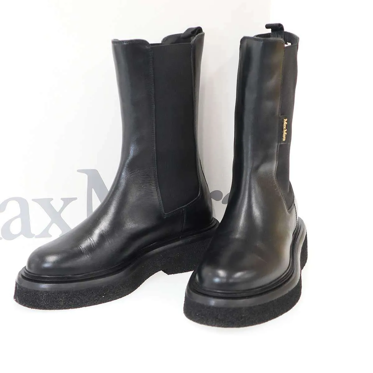 MAXMARA マックスマーラ ENGLISHBOOT サイドゴアブーツ