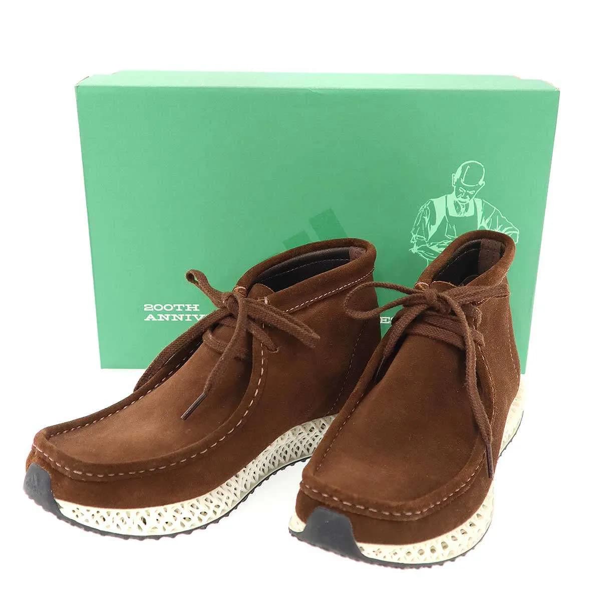 KITH キス アディダス クラークス 4D Wallabee Mid Chestnut ワラビー ブーツスニーカー JR6732