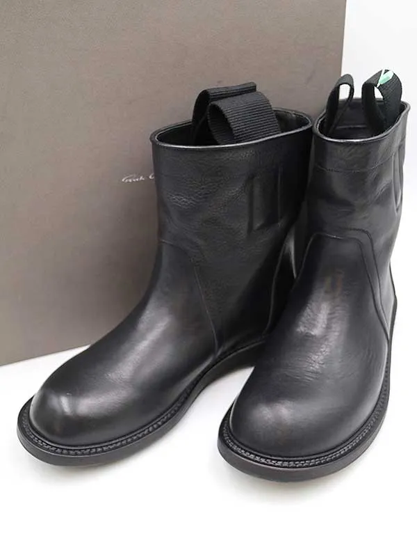Rick Owens リックオウエンス 14SS PULL ON ANKLE BOOT レザーブーツ