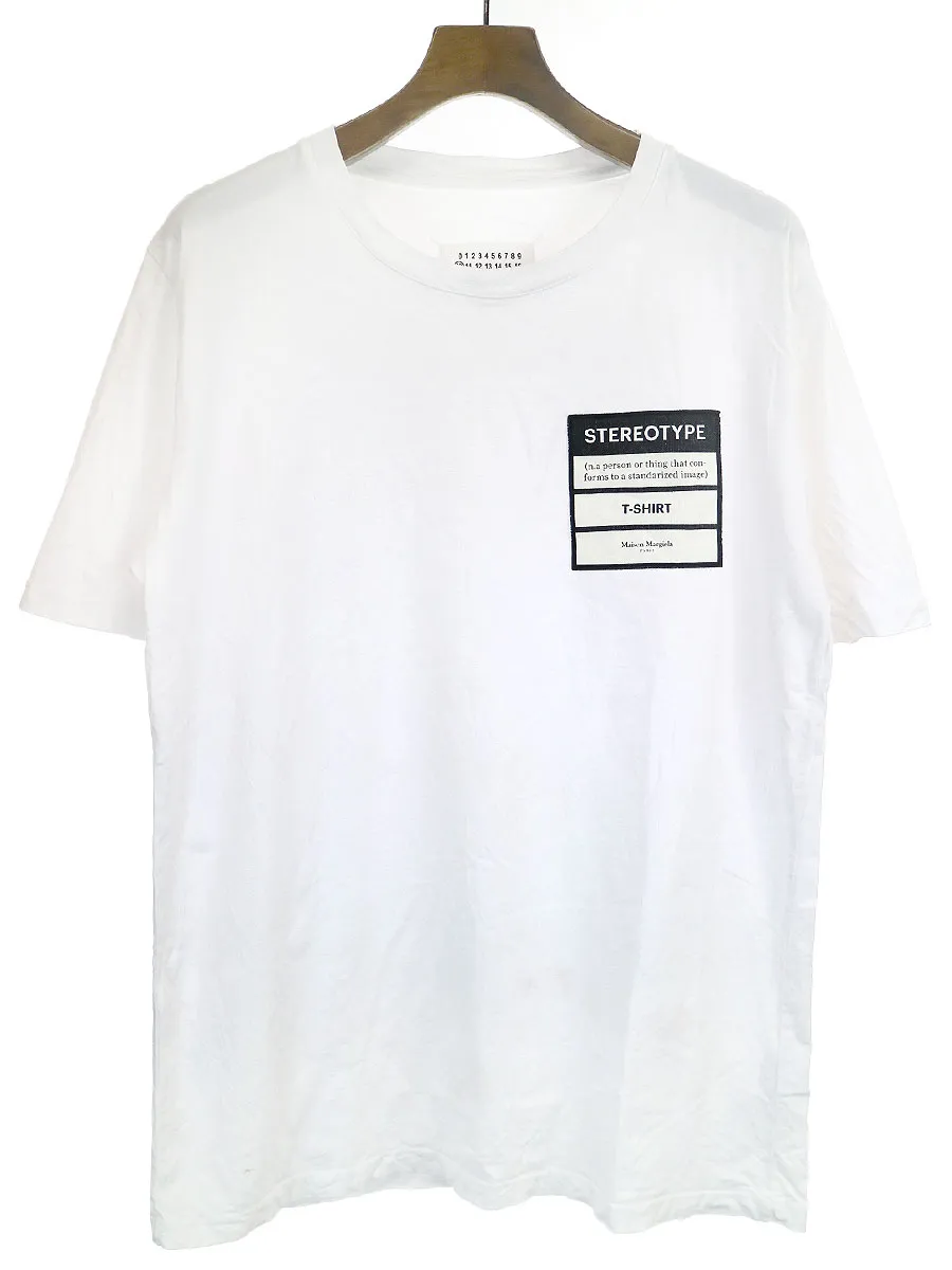 Maison Margiela メゾン マルタン マルジェラ10 19SS STEREO TYPE Tシャツ