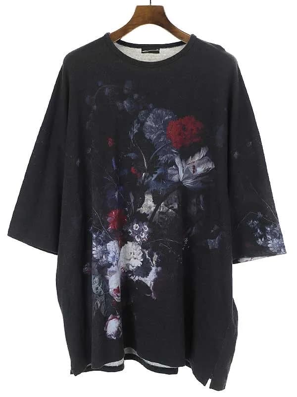 LAD MUSICIAN ラッドミュージシャン 19SS フラワープリントスーパービッグTシャツ