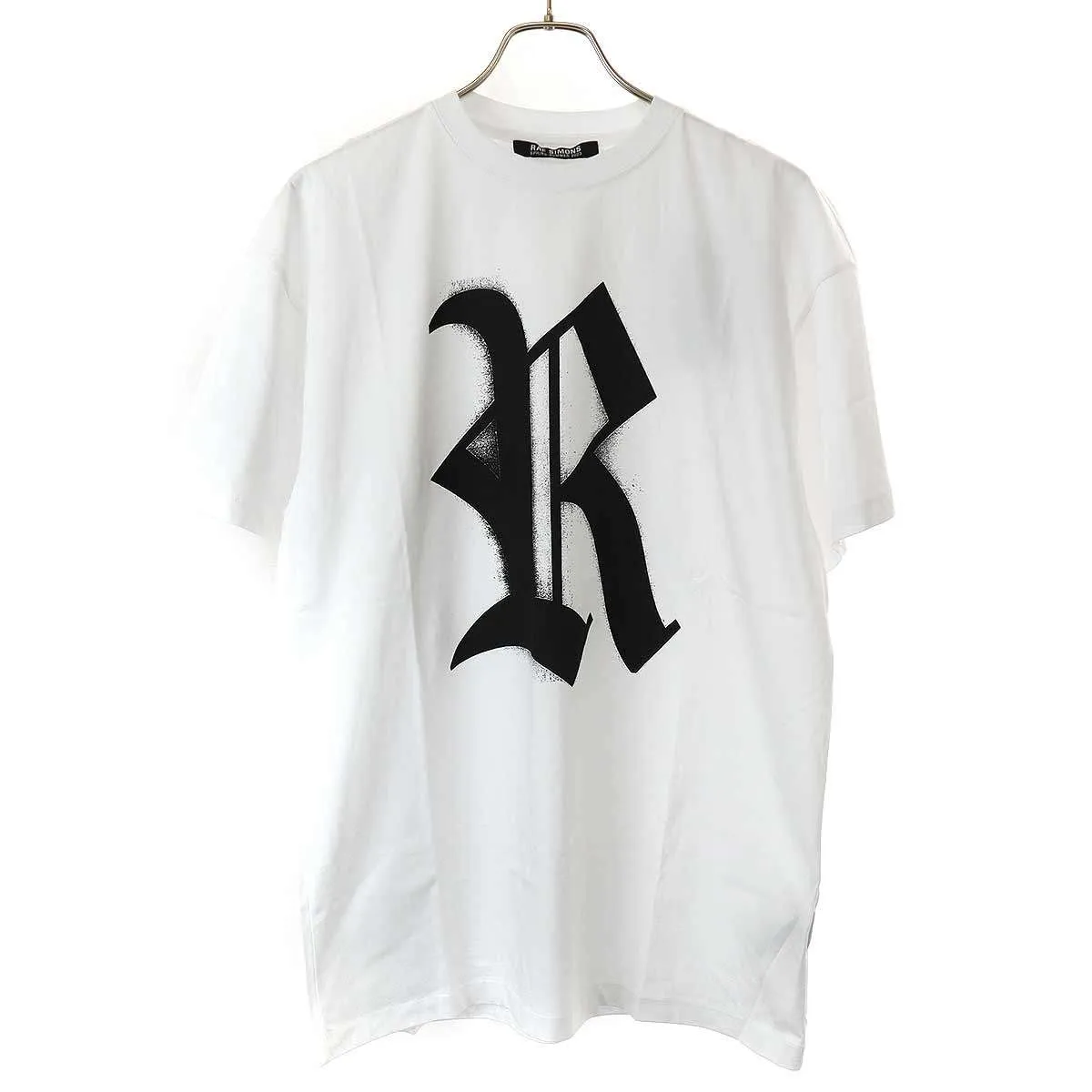 RAF SIMONS ラフシモンズ 23SS RロゴプリントクルーネックTシャツ 231-120