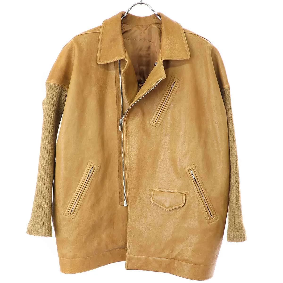 Rick Owens リックオウエンス 16AW ビッグ ダブルレザーライダースジャケット RP16F2704-LIQ