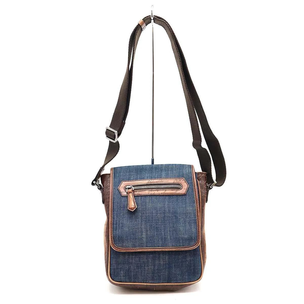 Berluti ベルルッティ ジュールJ カリグラフィデニムショルダーバッグ