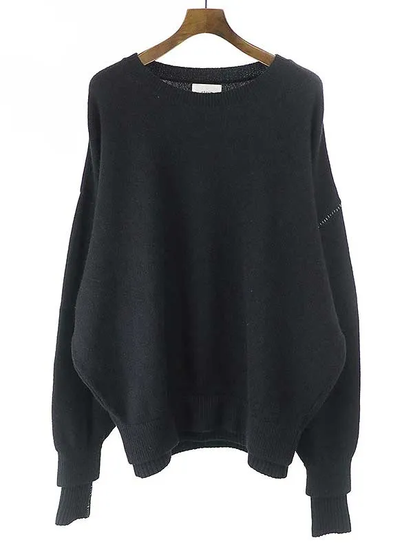 stein シュタイン 18AW OVERSIZED DOUBLE KNIT LS オーバーサイズレーヤードステッチニット