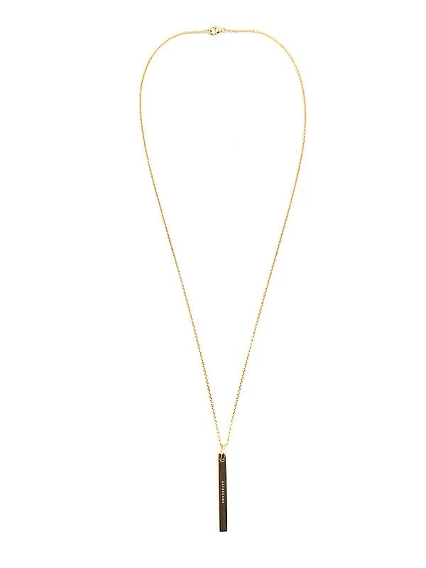 TOM WOOD トムウッド Cube chain Gold キューブチェーンゴールドネックレス