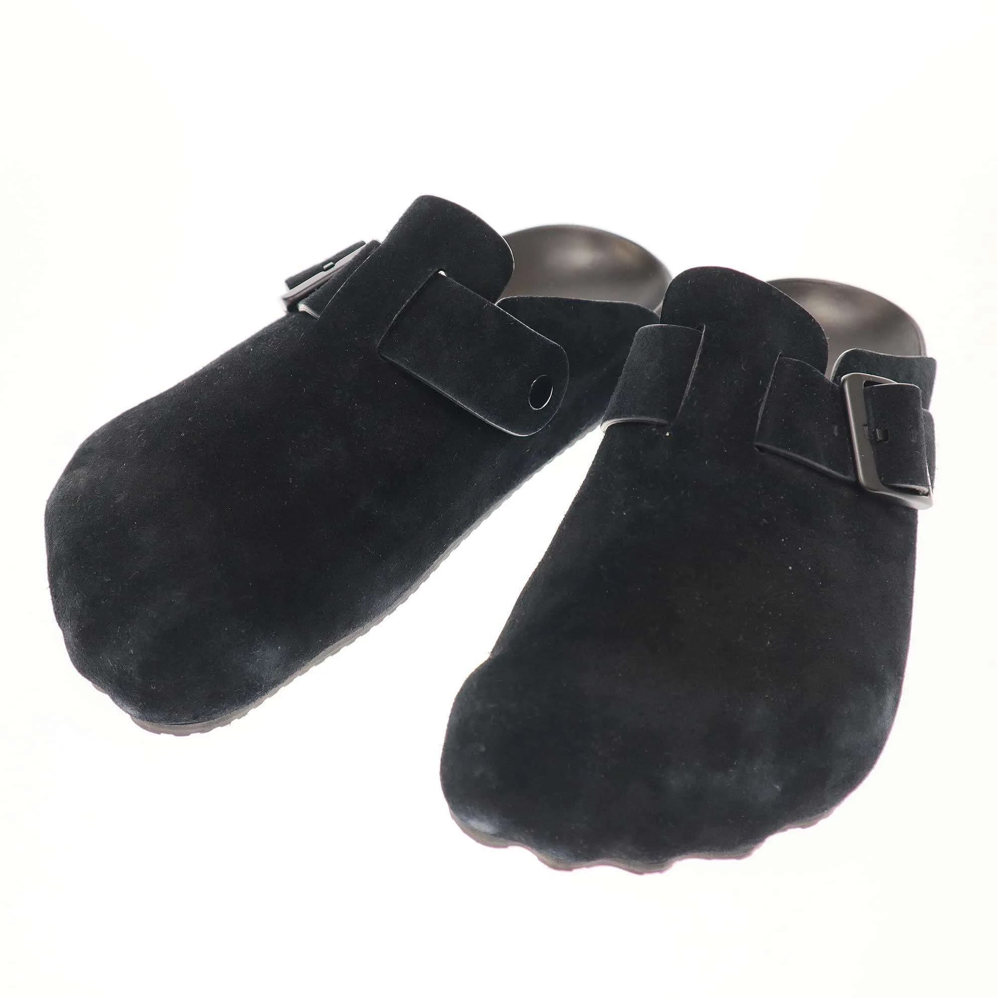 BALENCIAGA バレンシアガ Sunday Suede Mules スエードミュールサンダル 761712