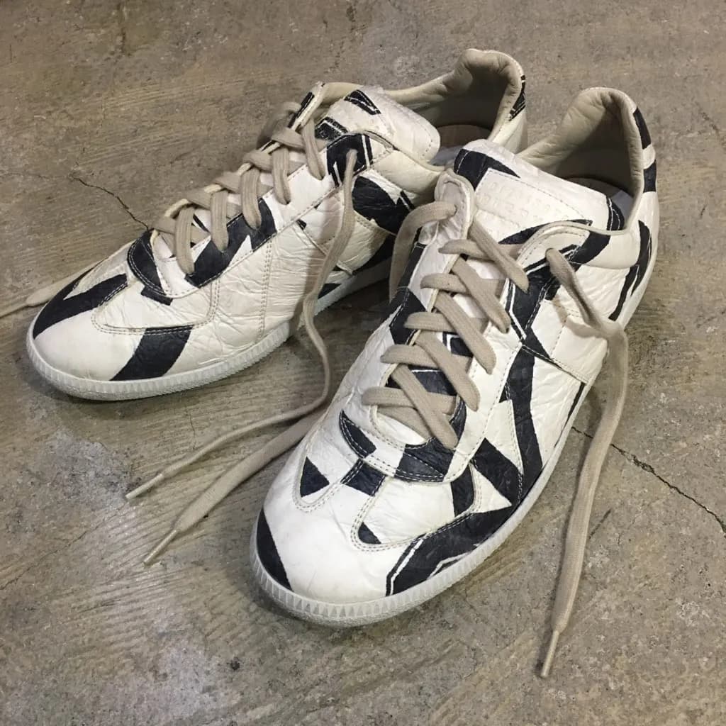 Maison Margiela Maison Margiela 22 16AW プリントレザージャーマントレーナー