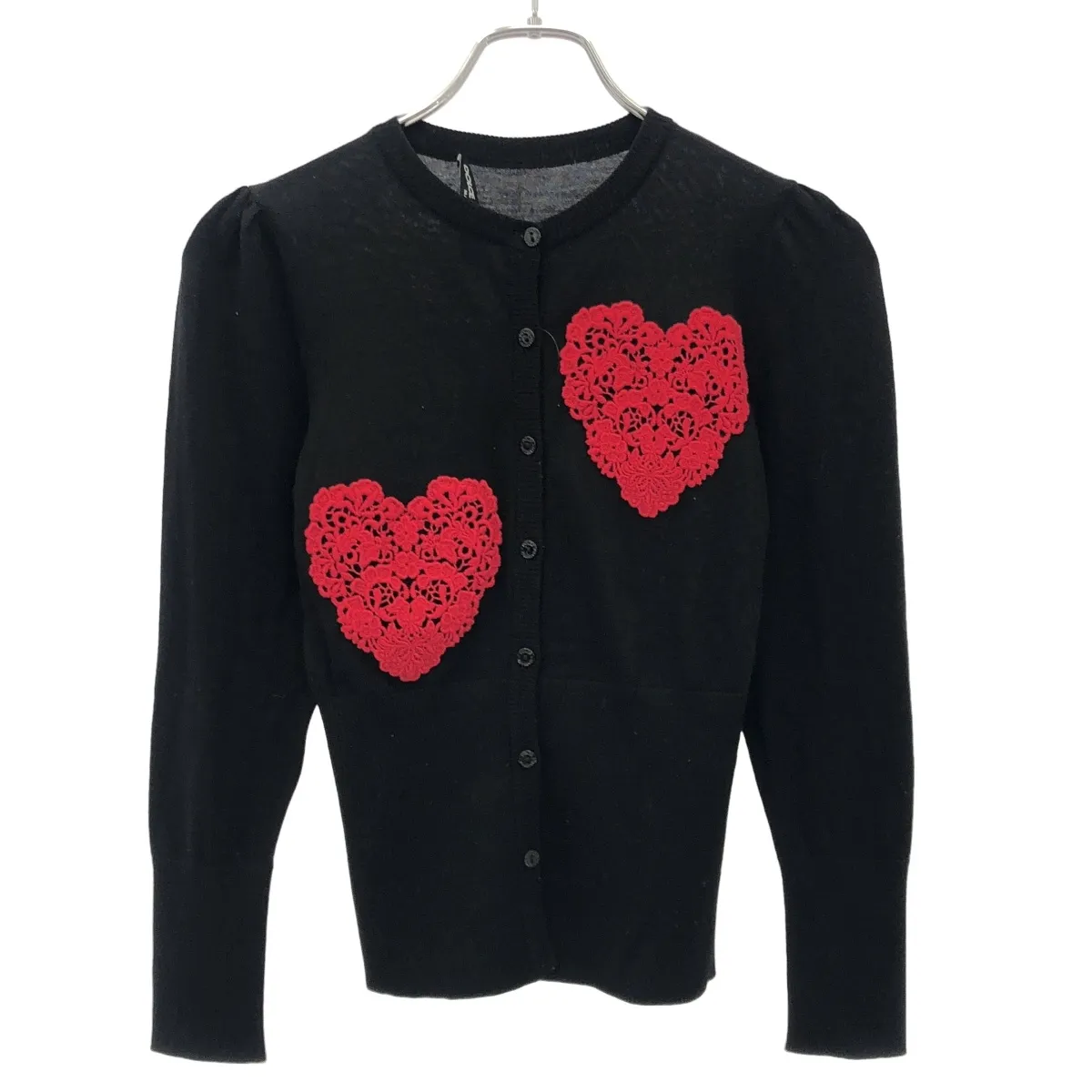 DOLCE&GABBANA ドルチェ&ガッバーナ ハートエンブロイダリーカーディガン