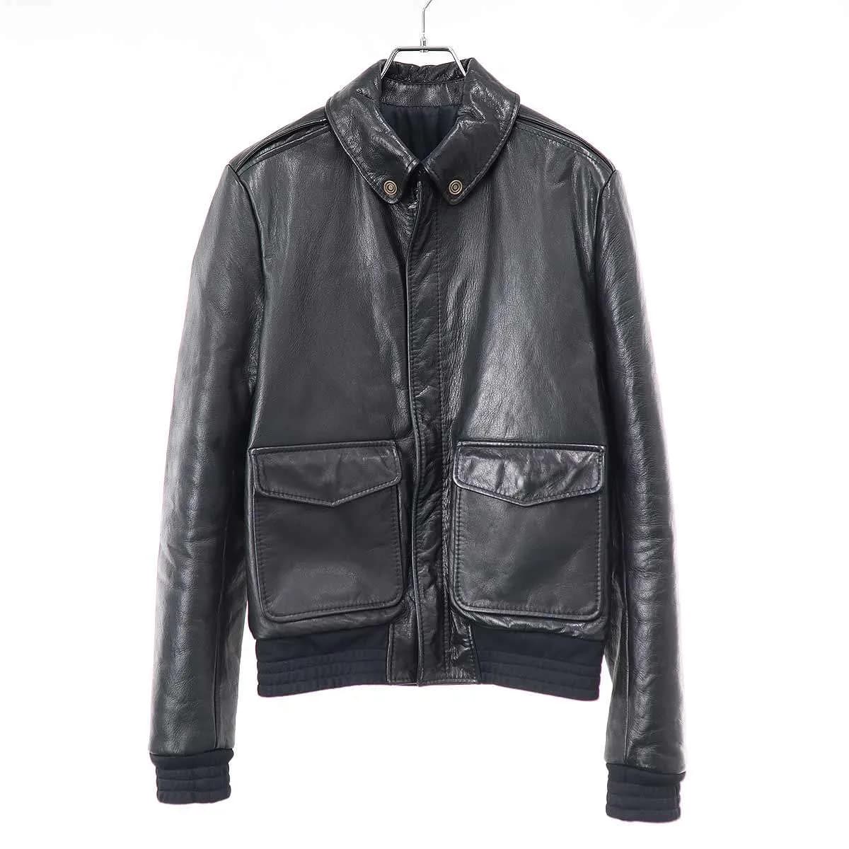 BALENCIAGA バレンシアガ 11AW ラムレザーA-2ジャケット