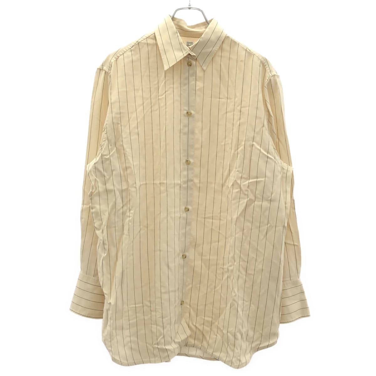 toteme トーテム 24SS ピンストライプ オーバーサイズ シャツ