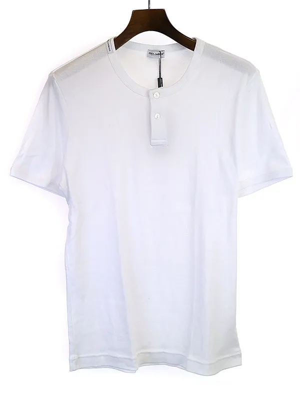 DOLCE&GABBANA ドルチェ&ガッバーナ ヘンリーネックTシャツ