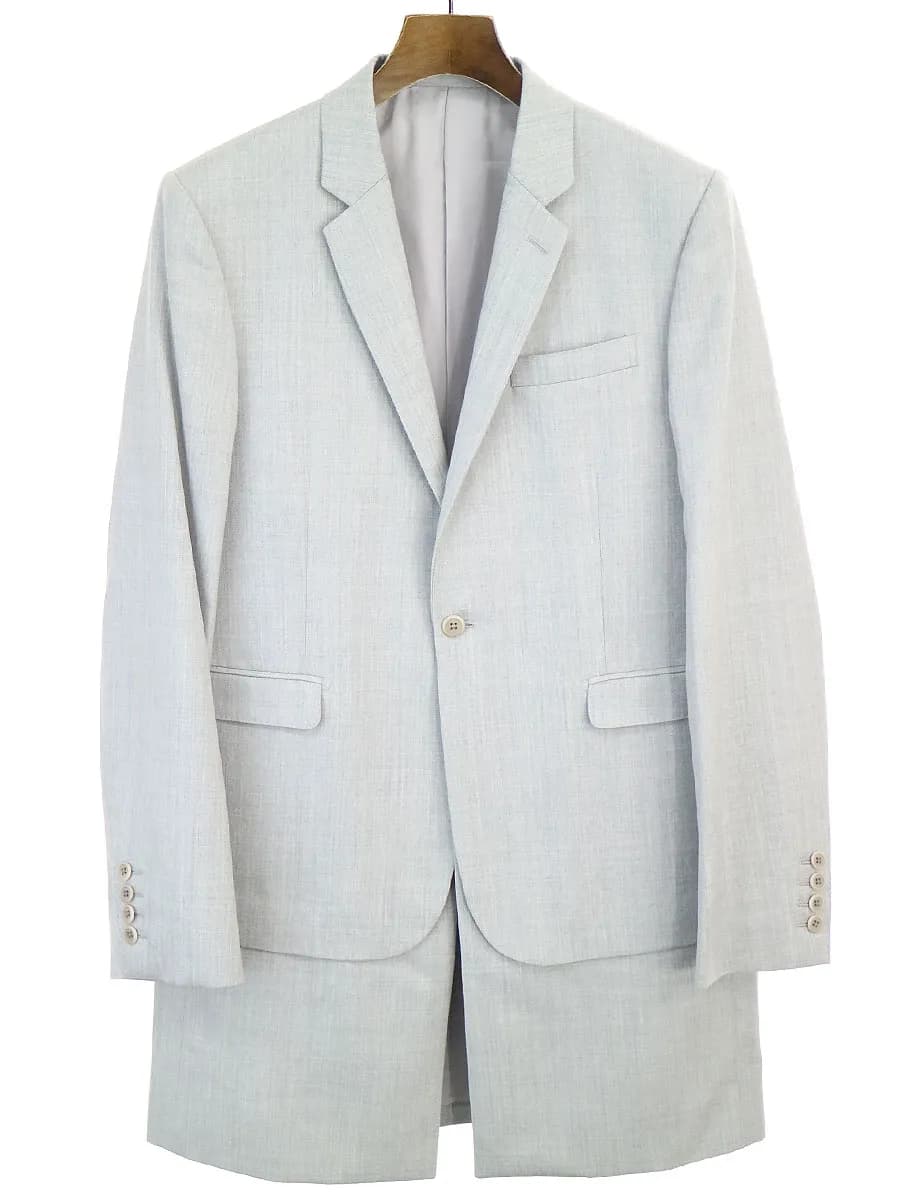 LAD MUSICIAN ラッドミュージシャン 15AW ウールギャバジン1Bレイヤードジャケット