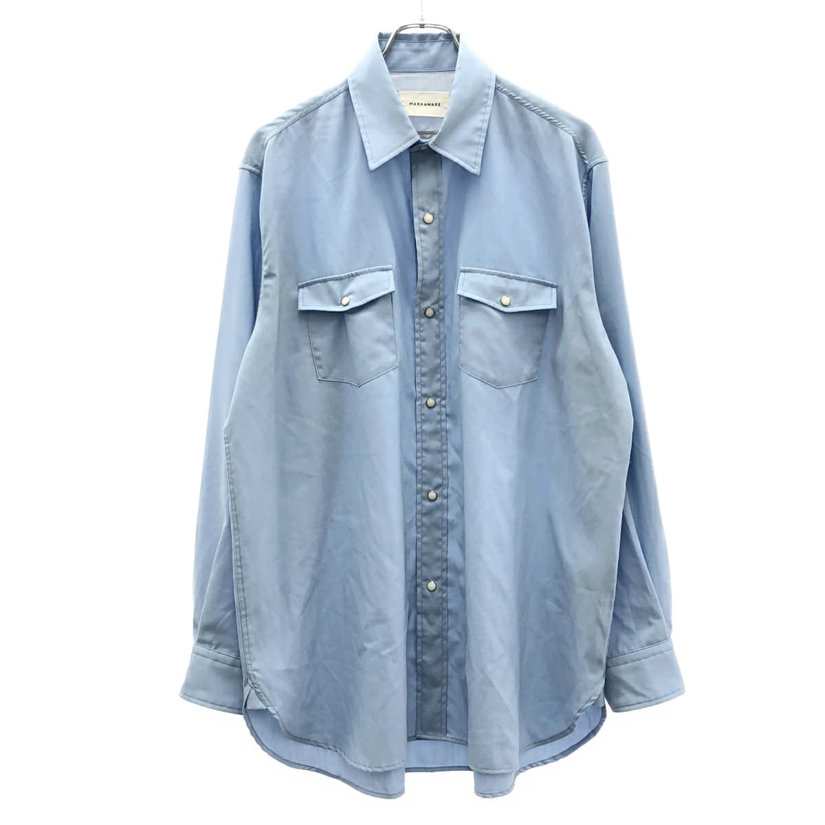 marka マーカウェア 25AW SUPER 160's WASHABLE WOOL OXFORD WESTERN SHIRT シャツ A25C08SH01C