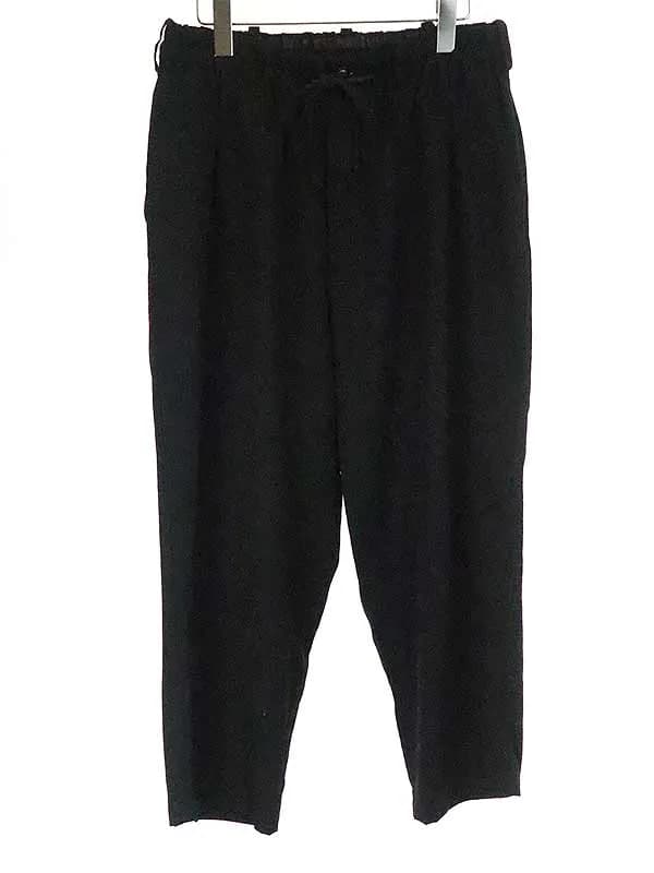 Yohji Yamamoto ヨウジヤマモト プール オム 17AW H-膝あきゴムパンツ