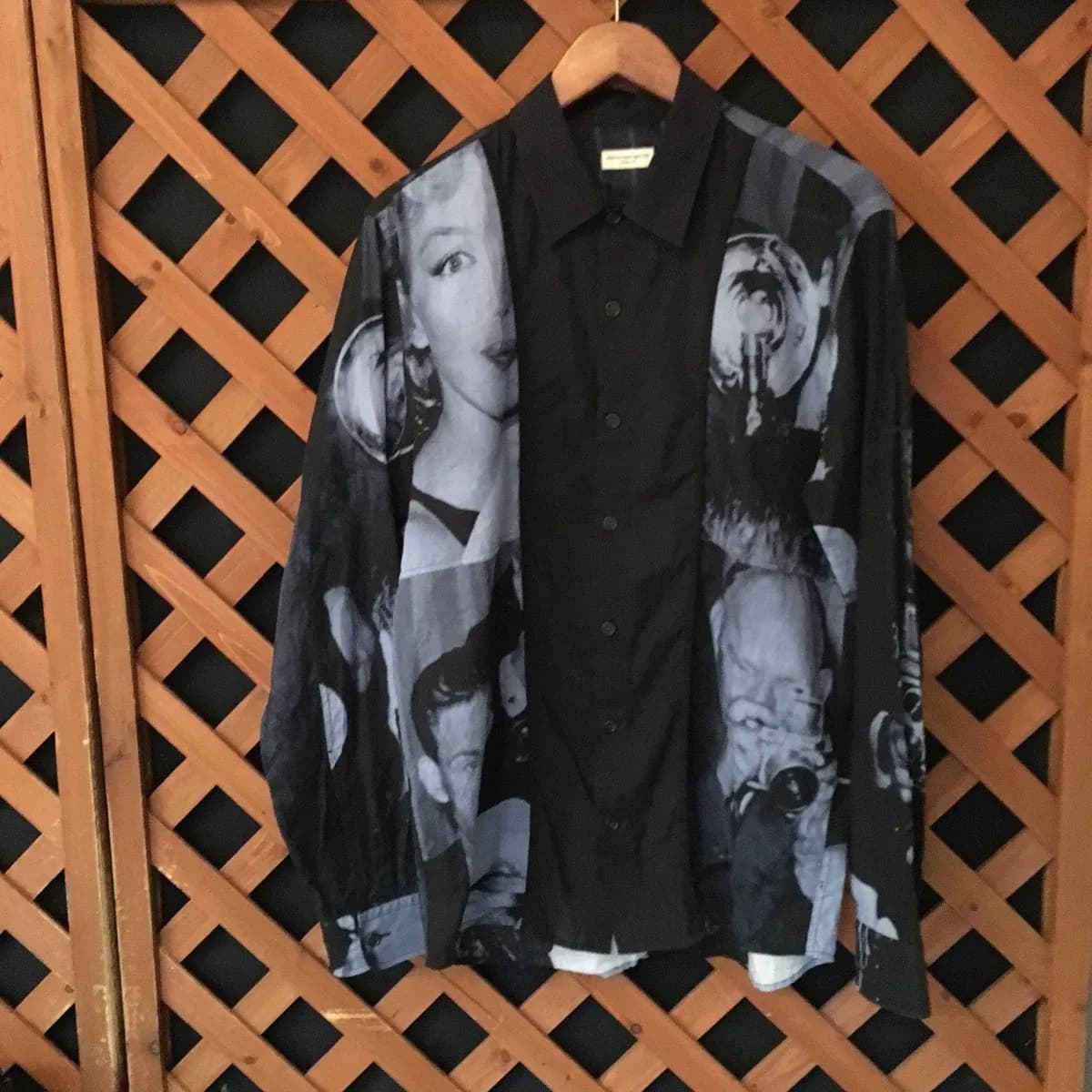 DRIES VAN NOTEN DRIES VAN NOTEN 16SS フロント切替マリリンモンロープリントシャツ
