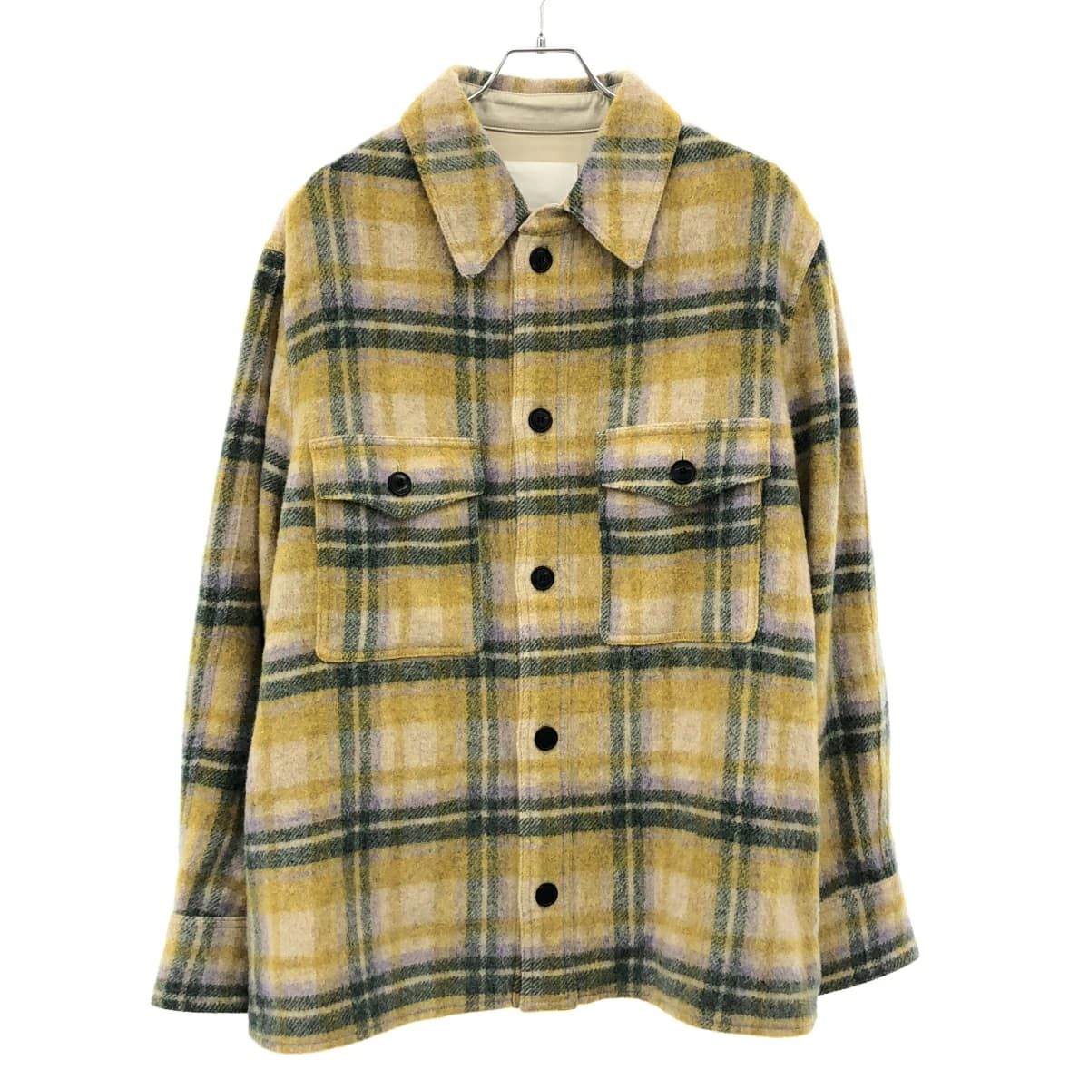ISABEL MARANT イザベルマラン 23SS GERVON JACLET チェック柄シャツジャケット VE0053HA-A1D21H