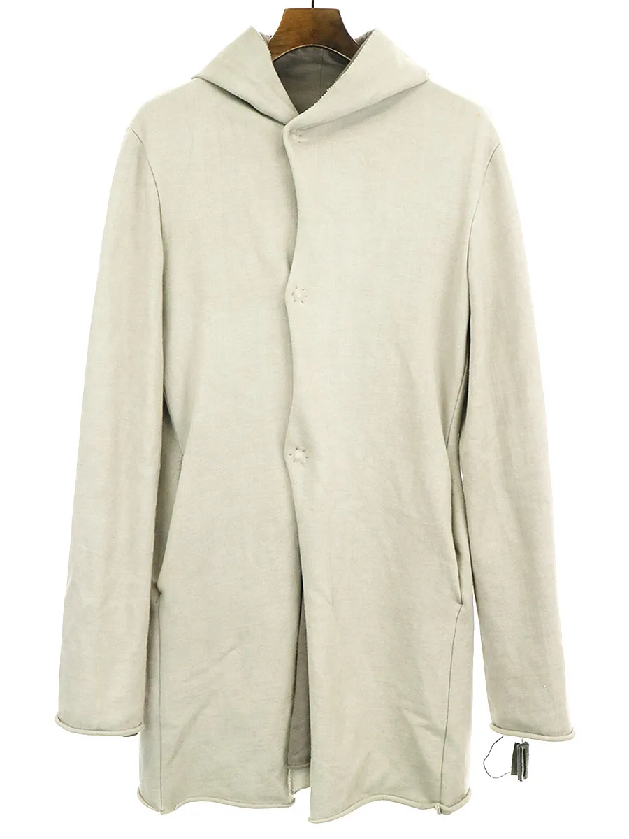 m.a+ m.a+ 11AW スナップボタンロングスウェットパーカー