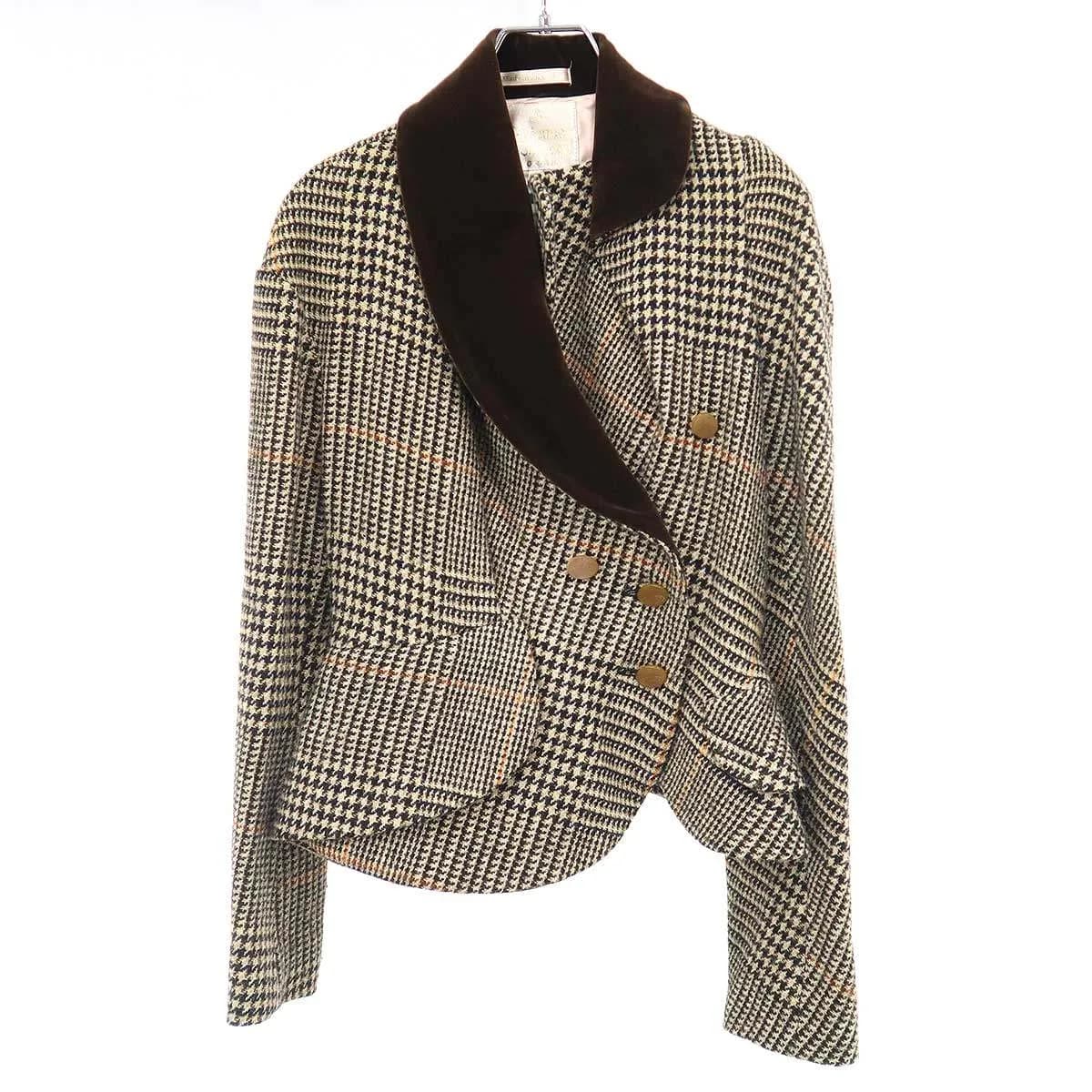 Vivienne Westwood ヴィヴィアンウエストウッド ロンドン 1996AW Harris Tweed Storm in a Teacup Bettian Jacket ウェンディベッティーナツイードジャケット