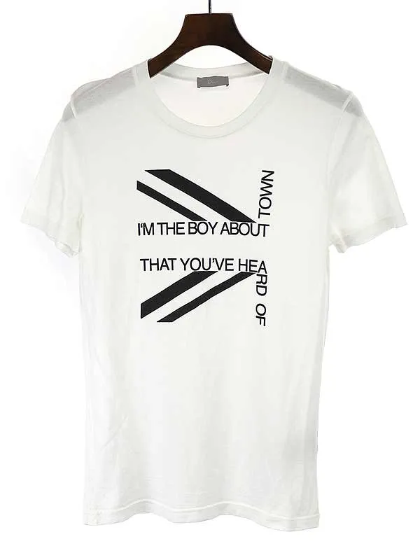 Dior HOMME ディオールオム 06SS ユニオンジャックプリントTシャツ