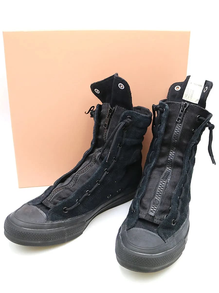 CONVERSE コンバースアディクト×エヌハリウッド 18AW Chuck Taylor NH KNEE Hi スウェードハイカットスニーカー