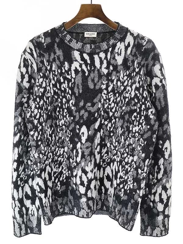 SAINT LAURENT サンローラン パリ レオパードニット