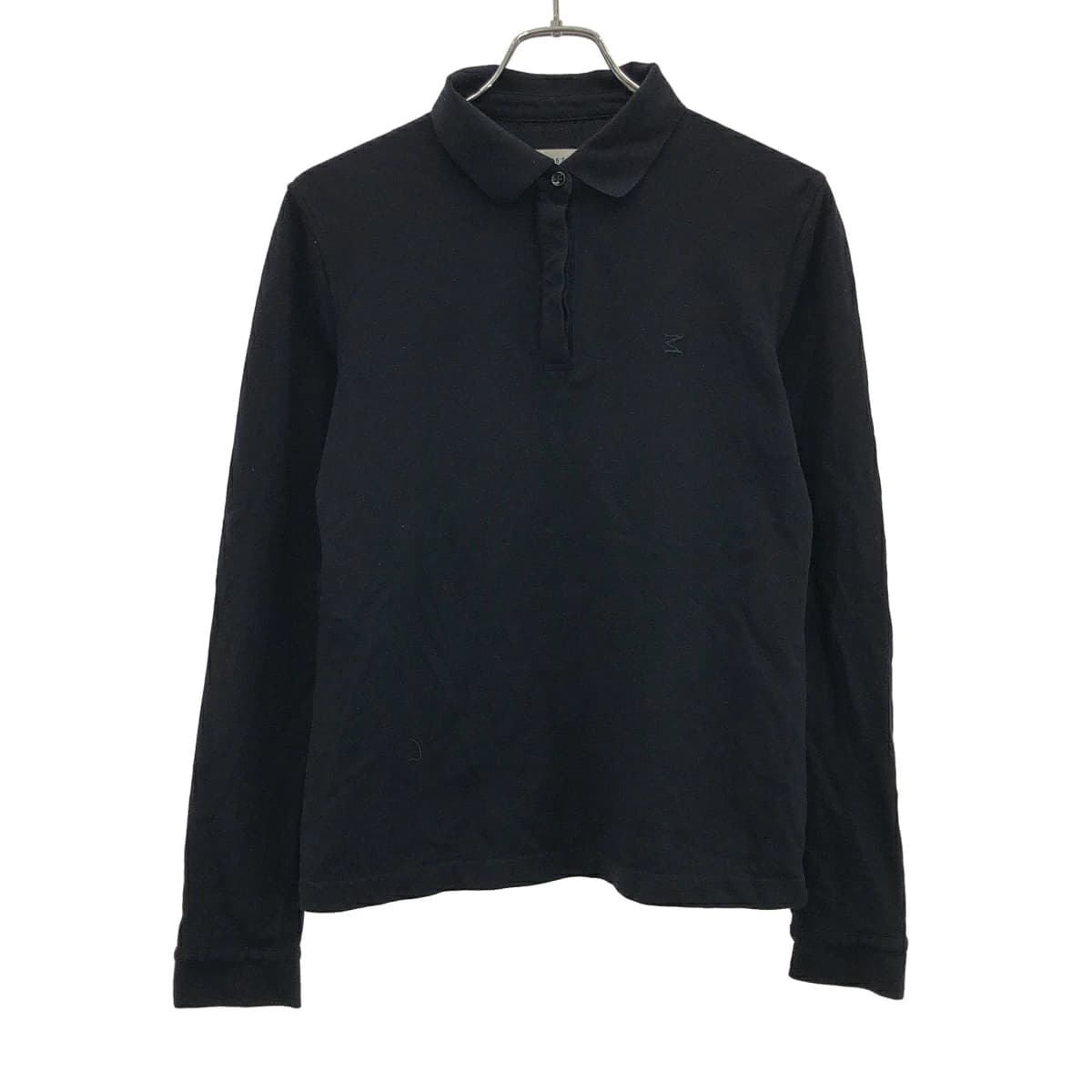 Maison Margiela メゾン マルジェラ 21SS Mロゴ エンブロイダードロングスリーブポロシャツ S51GL0028