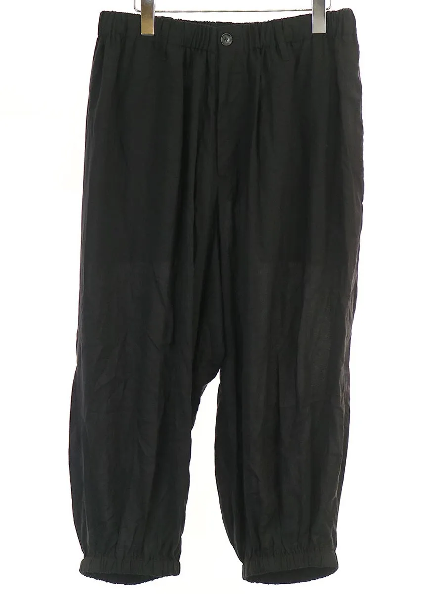 Yohji Yamamoto ヨウジヤマモトプールオム 20SS G-タブ ギャザーパンツ
