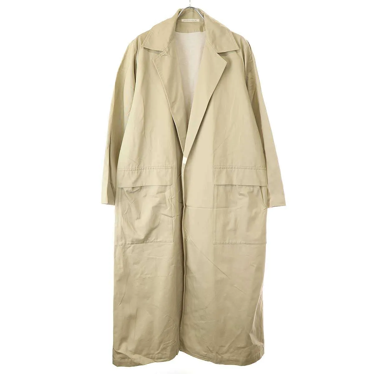 Yohji Yamamoto ヨウジヤマモト ファム 1999SS コットンツイルロングコート