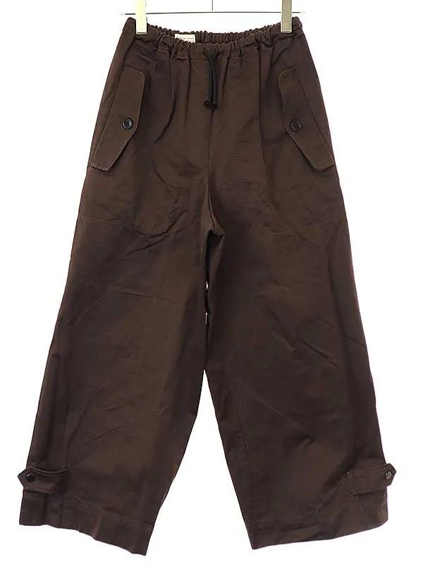 DRIES VAN NOTEN ドリスヴァンノッテン 18AW コットンワイドイージーパンツ