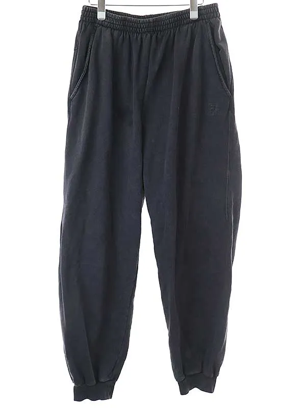 BALENCIAGA バレンシアガ 22AW Sweatpants New Sporty B ユーズド加工スウェットパンツ