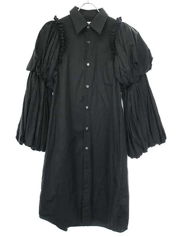 COMME des GARCONS コムデギャルソン 20AW ボリュームフリルアームシャツワンピース