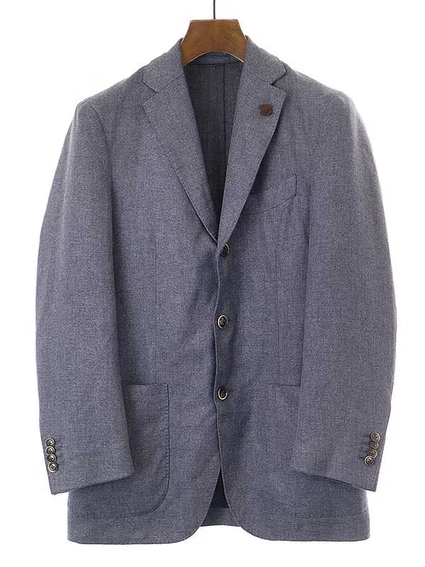 LARDINI ラルディーニ Loro Piana社製 カシミヤシルク混3Bジャケット