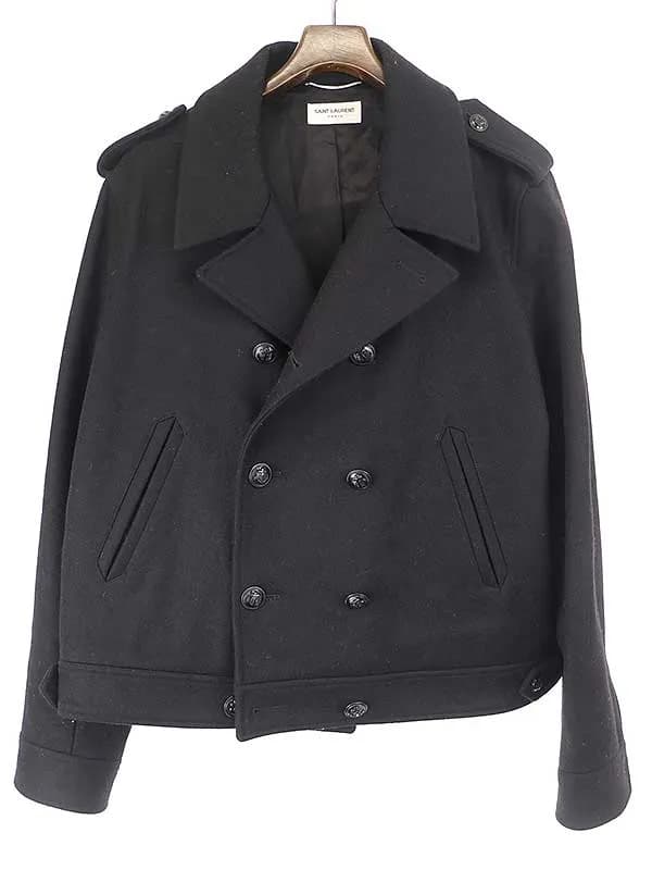 SAINT LAURENT サンローラン パリ 14AW ダブルブレストウールジャケット