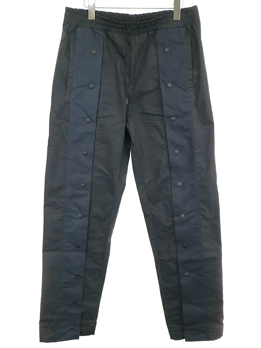 MAISON KITSUNE メゾンキツネ PRESS SNAP PANTS スナップボタンパンツ
