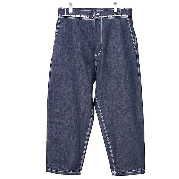 CAMIEL FORTGENS カミエルフォートヘンス Easy Cone Denim Pants ワイドテーパードデニムパンツ