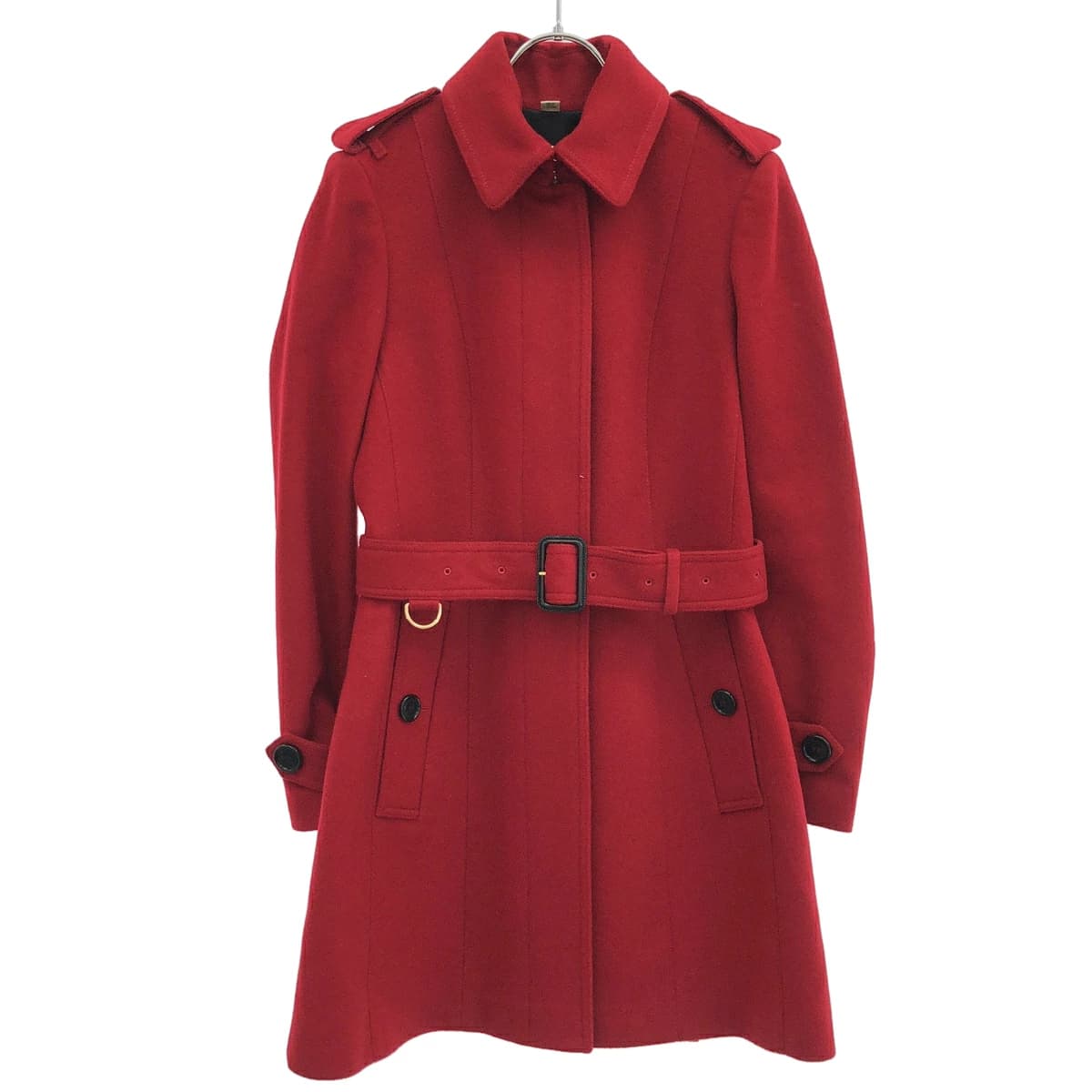 BURBERRY バーバリーロンドン ウールカシミヤステンカラーベルテッドコート 3994234